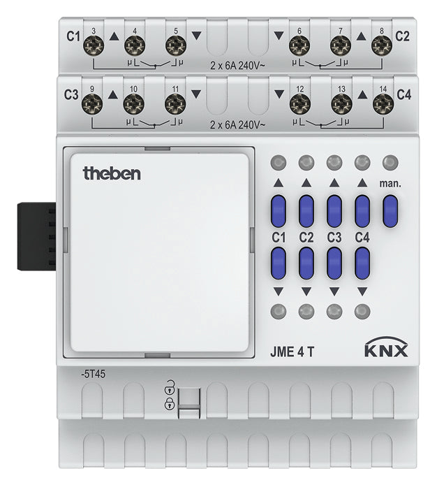 THEBEN KNX Jalousieaktor 4-fach, Erweiterungsgerät THEBEN KNX Jalousieaktor 4-fach, Erweiterungsgerät